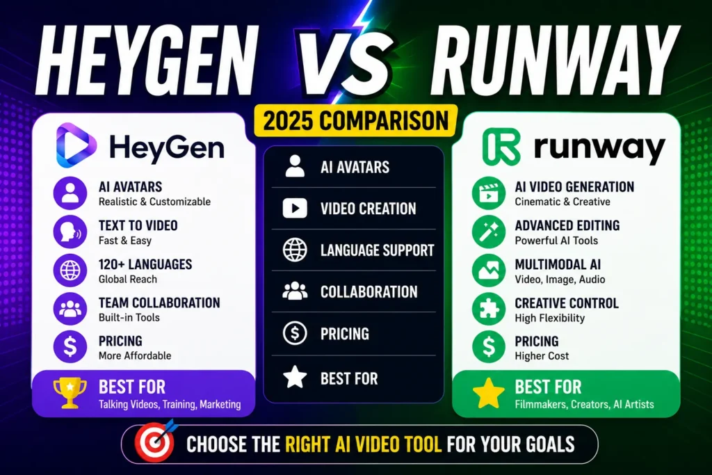HeyGen vs Runway 2025: Which AI Video Tool Is Better?