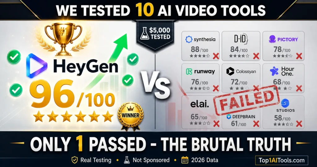 We Spent $5,000 Testing 10 AI Video Tools – Only 1 Passed (The Rest Failed Hard)
